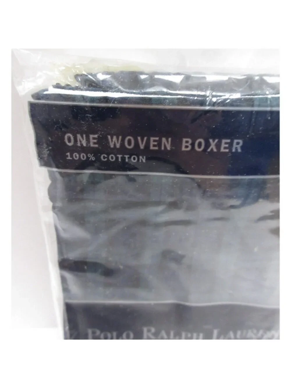 Polo Ralph Lauren Underwear 40 Boxer Plaid Woven Cotton Deadstock